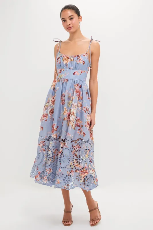 Chambray Floral Awaken Picnic Dress made by Zimmermann