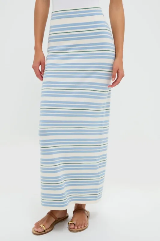 Multicolor Stripe Midi Skirt sold by Tuckernuck