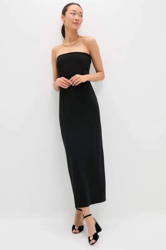 Black Strapless Joelle Dress made by Tuckernuck
