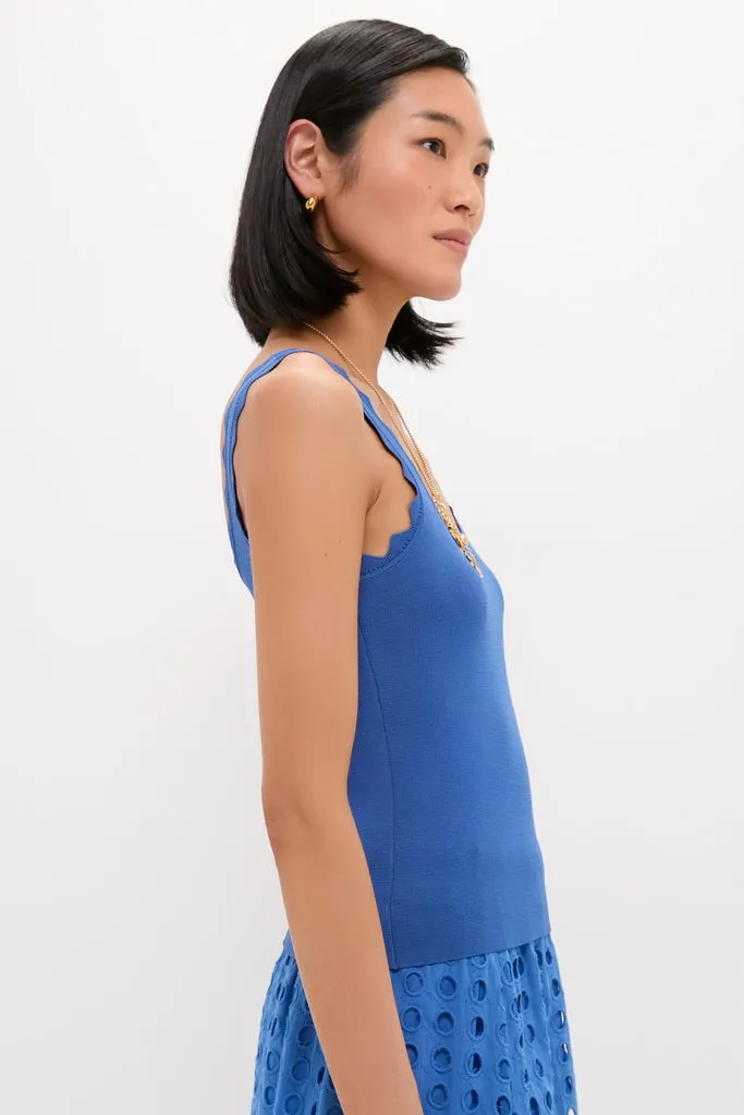 Cobalt Blue Ric Rac Compression Tank sold by Tuckernuck product image thumbnail 3