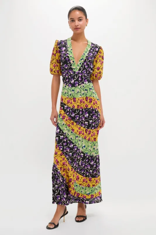 Honeysuckle Tricolor Placee Marlene Dress sold by Tuckernuck