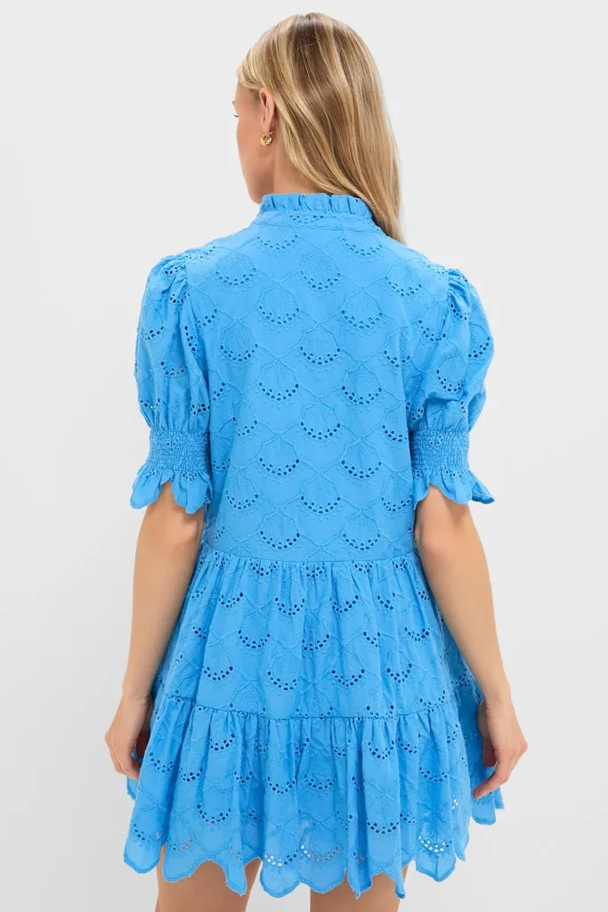 Cerulean Eyelet Bennett Mini Dress sold by Tuckernuck product image thumbnail 5