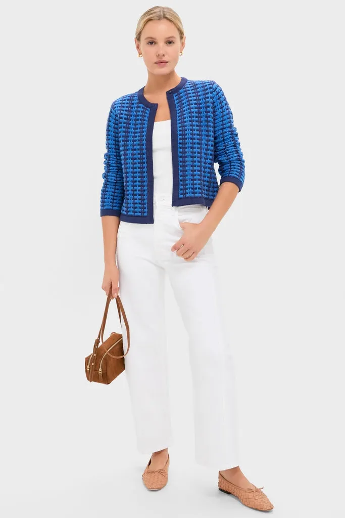 Cerulean & Navy Knit Cassie Cardigan sold by Tuckernuck product image thumbnail 2