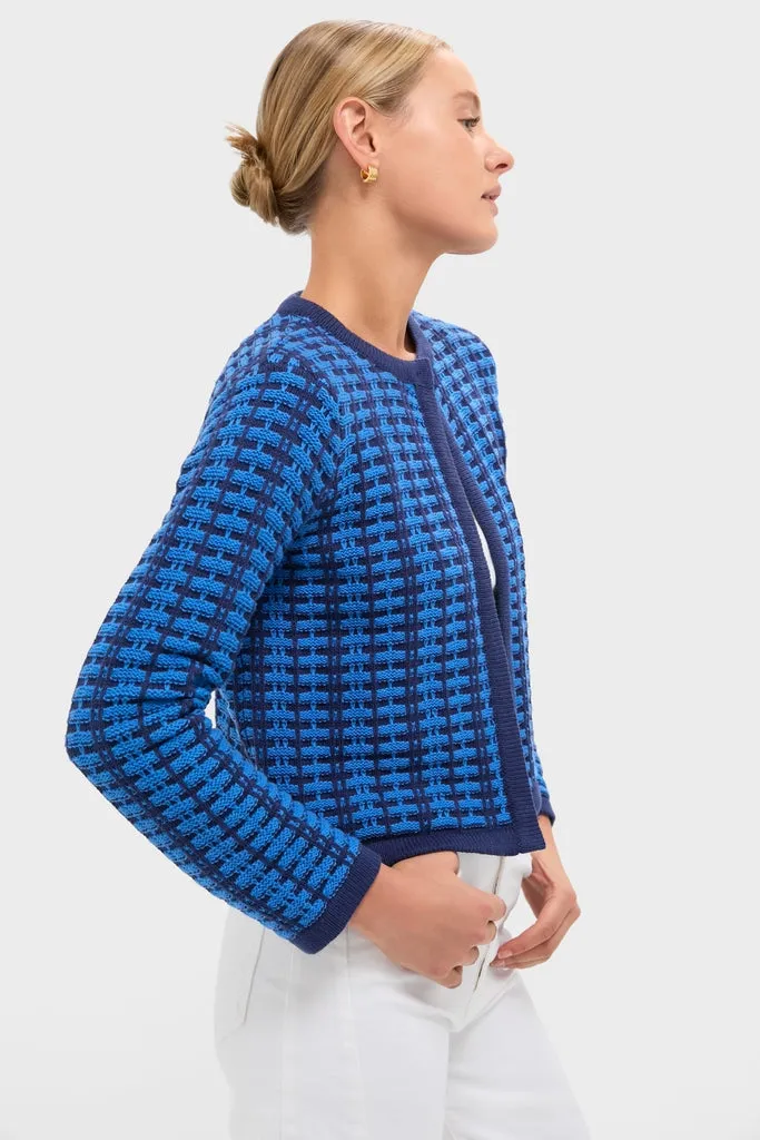 Cerulean & Navy Knit Cassie Cardigan sold by Tuckernuck product image thumbnail 3