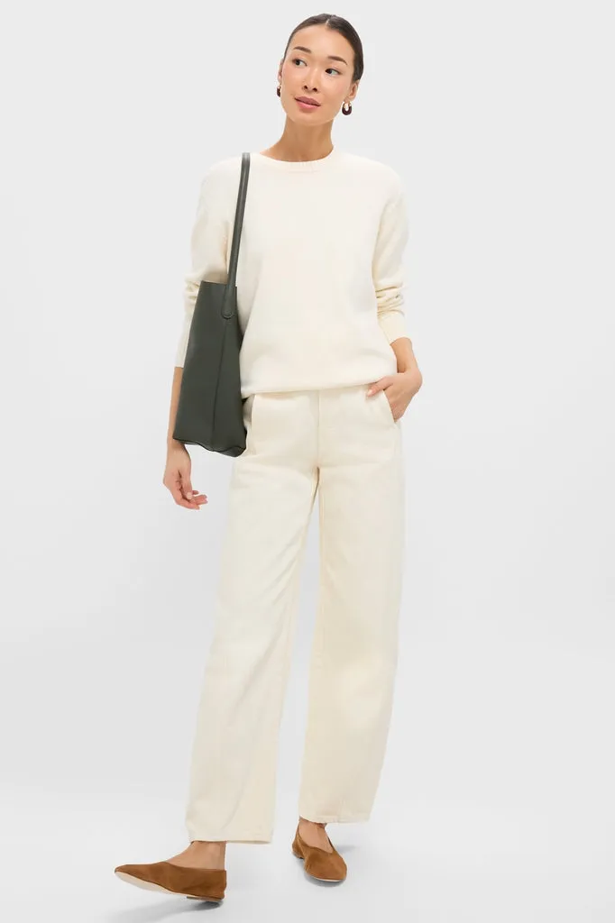 White Stone Washed Cotton Anne Crewneck sold by Tuckernuck product image thumbnail 2
