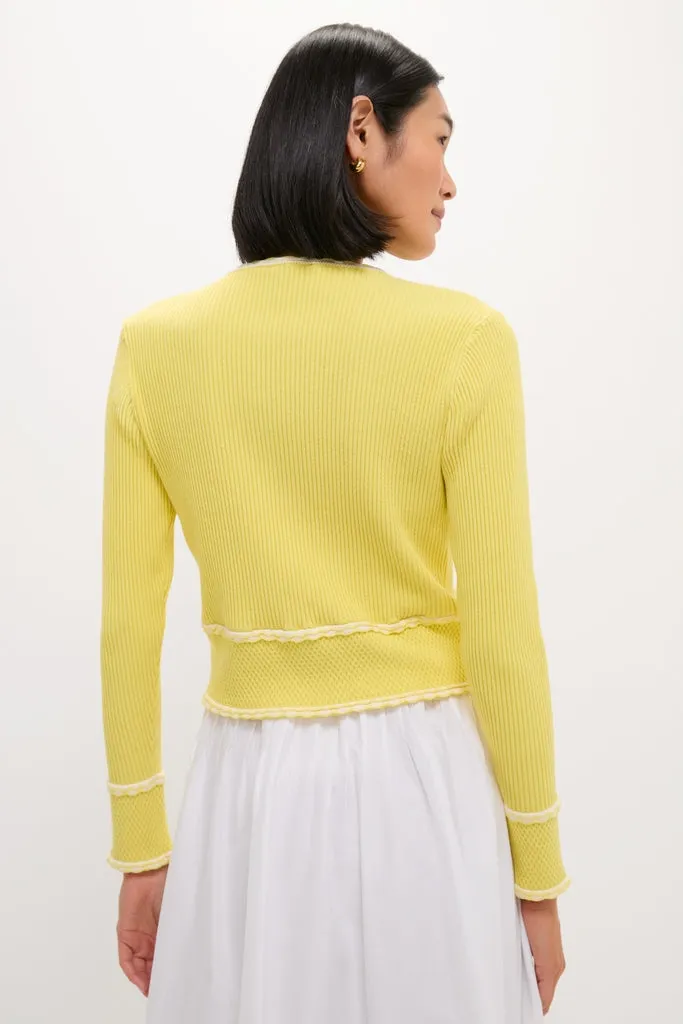 Pale Yellow Lily Cardigan sold by Tuckernuck product image thumbnail 4