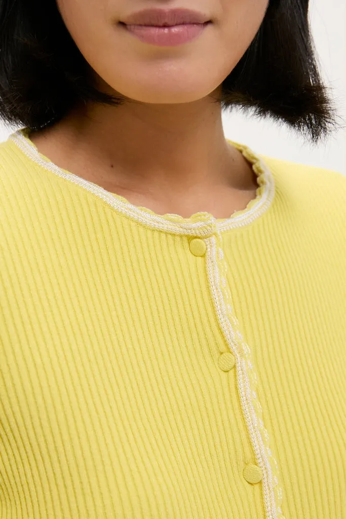 Pale Yellow Lily Cardigan sold by Tuckernuck product image thumbnail 5
