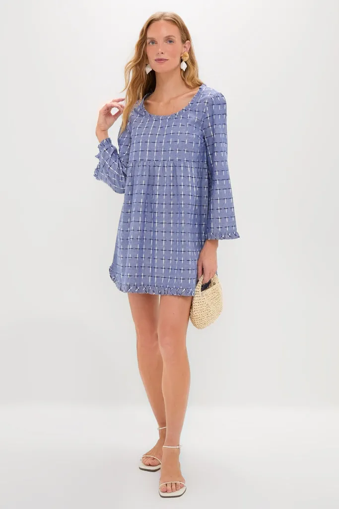 Azure Ikat Clara Dress sold by Tuckernuck product image thumbnail 3