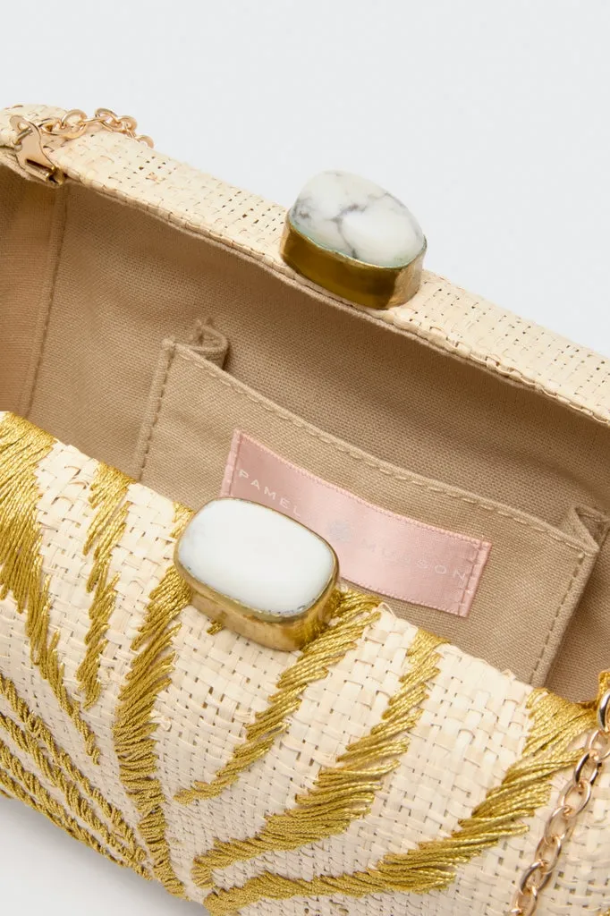 Brushed Gold Le Zoo Minaudiere sold by Tuckernuck product image thumbnail 5