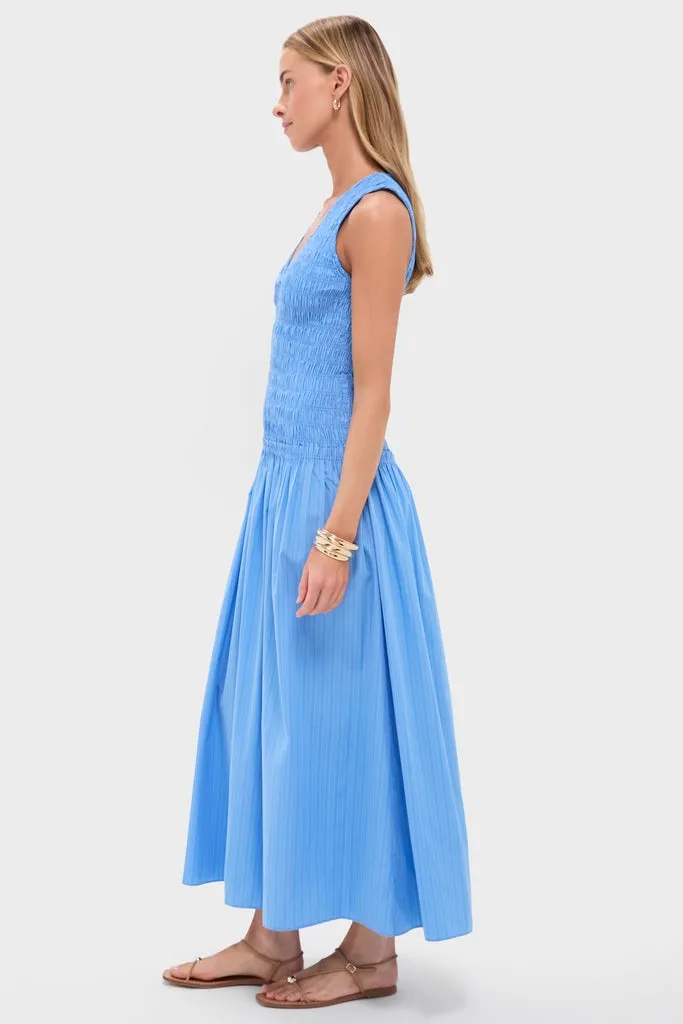 Azul Mico Pinstripe Palomar Midi Dress sold by Tuckernuck product image thumbnail 4