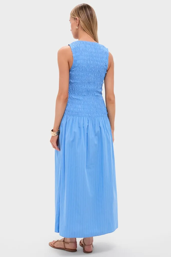 Azul Mico Pinstripe Palomar Midi Dress sold by Tuckernuck product image thumbnail 5