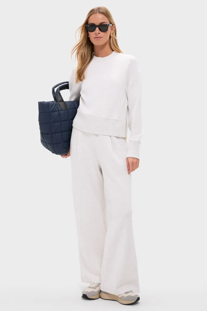 Ivory Marl Extra Wide Leg Sweatpant 29.5 sold by Tuckernuck product image thumbnail 2