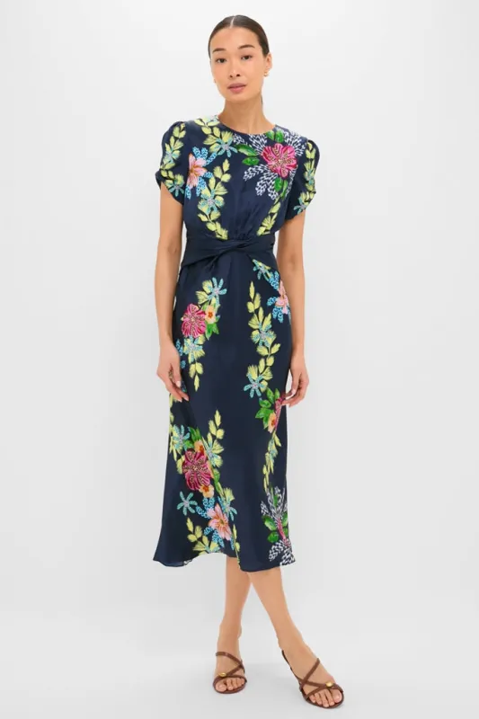 Hosta Trellis Gwen-C Midi Dress sold by Tuckernuck