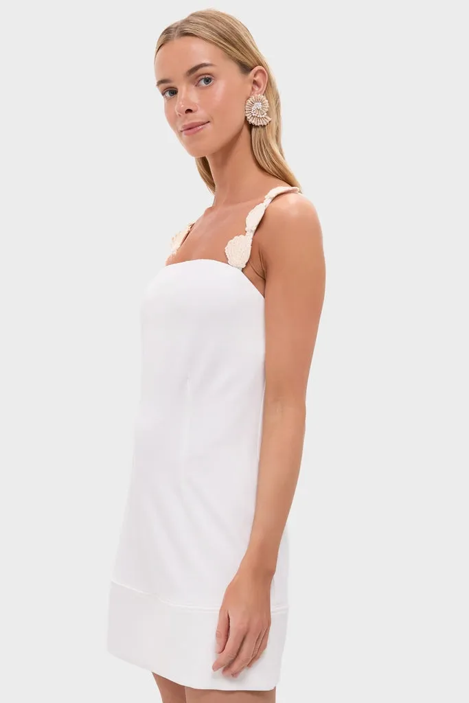 Off White Embroidered Mini Dress sold by Tuckernuck product image thumbnail 4