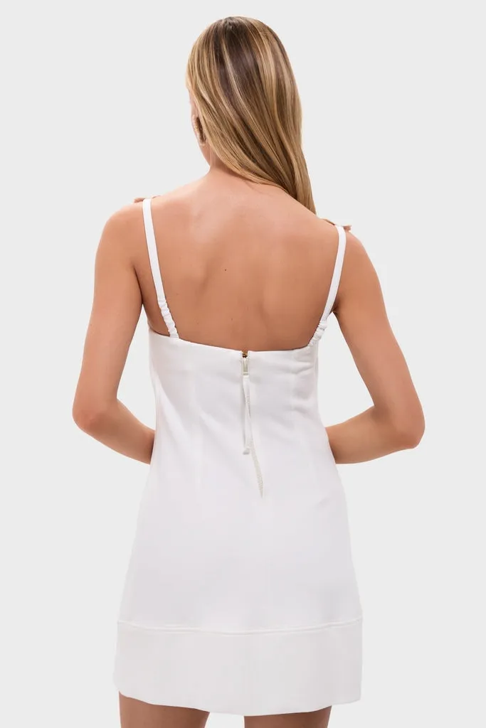 Off White Embroidered Mini Dress sold by Tuckernuck product image thumbnail 5