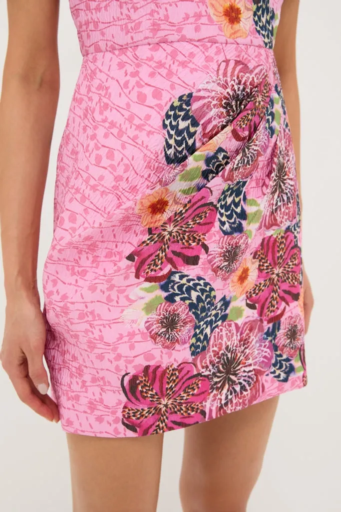 Bamboo Bloom Draped Mini Dress sold by Tuckernuck product image thumbnail 5