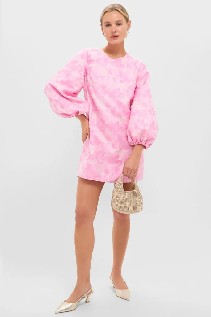 Pale Pink Jacquard Janie Mini Dress sold by Tuckernuck product image thumbnail 2