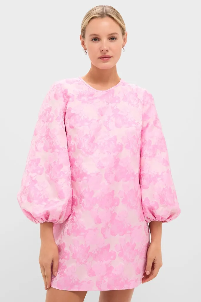 Pale Pink Jacquard Janie Mini Dress sold by Tuckernuck product image thumbnail 3