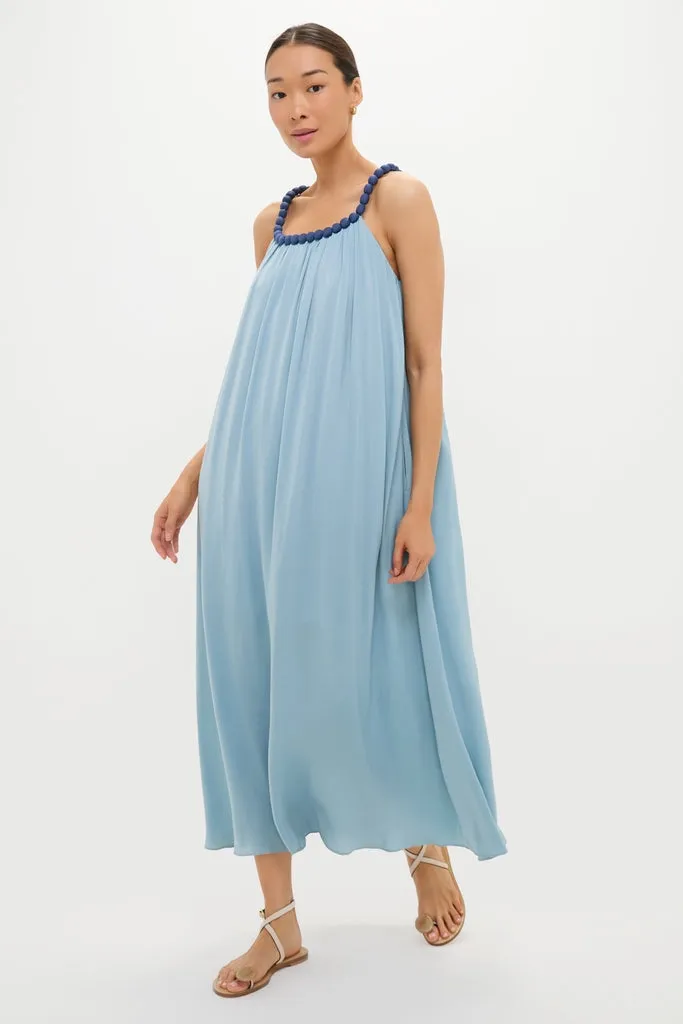 Light Blue Chiffon Amelia Bauble Dress sold by Tuckernuck product image thumbnail 4