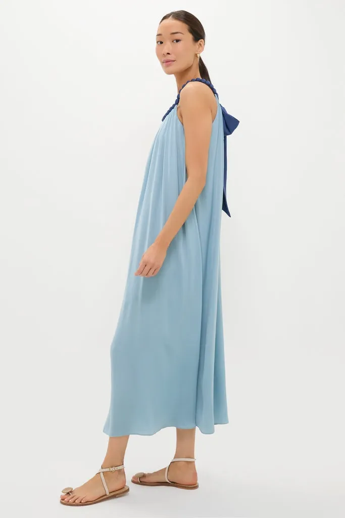 Light Blue Chiffon Amelia Bauble Dress sold by Tuckernuck product image thumbnail 5