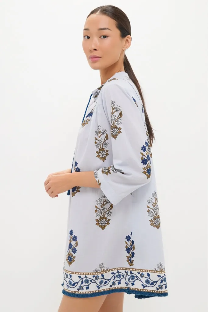 Petal Pop Blockprint Bondi Coverup sold by Tuckernuck product image thumbnail 3