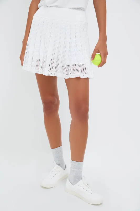 White Cane 15 Inch Williams Tennis Skirt sold by Tuckernuck