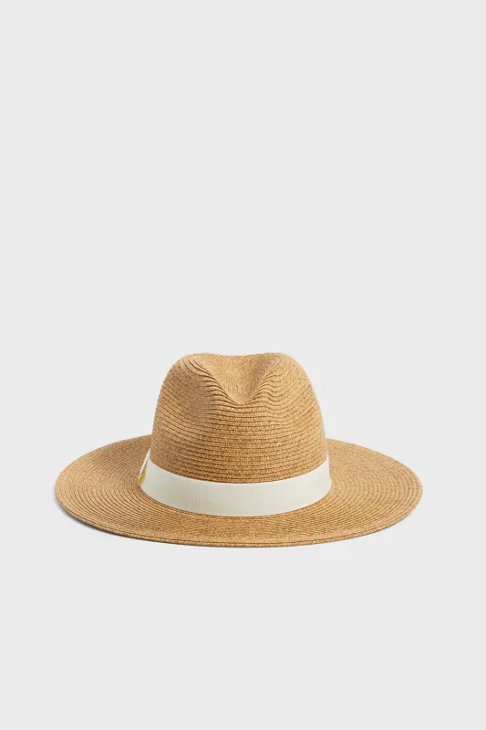 Exclusive Ivory Wide Brim Sun Hat sold by Tuckernuck
