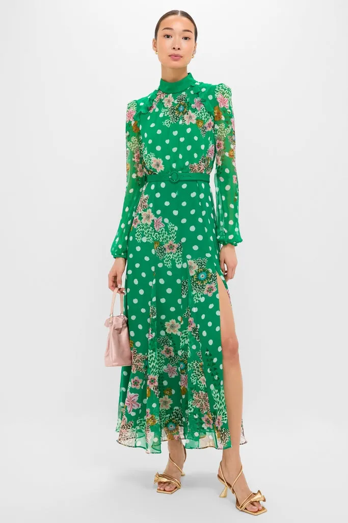 Celosia Polka Jacqui-B Maxi Dress sold by Tuckernuck product image thumbnail 3
