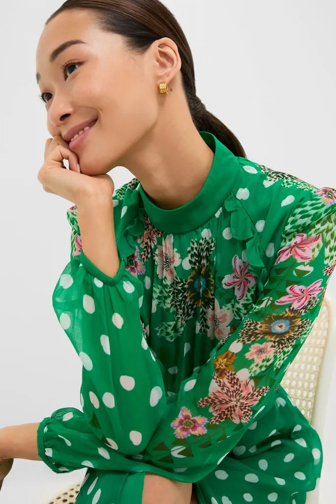 Celosia Polka Jacqui-B Maxi Dress sold by Tuckernuck product image thumbnail 2