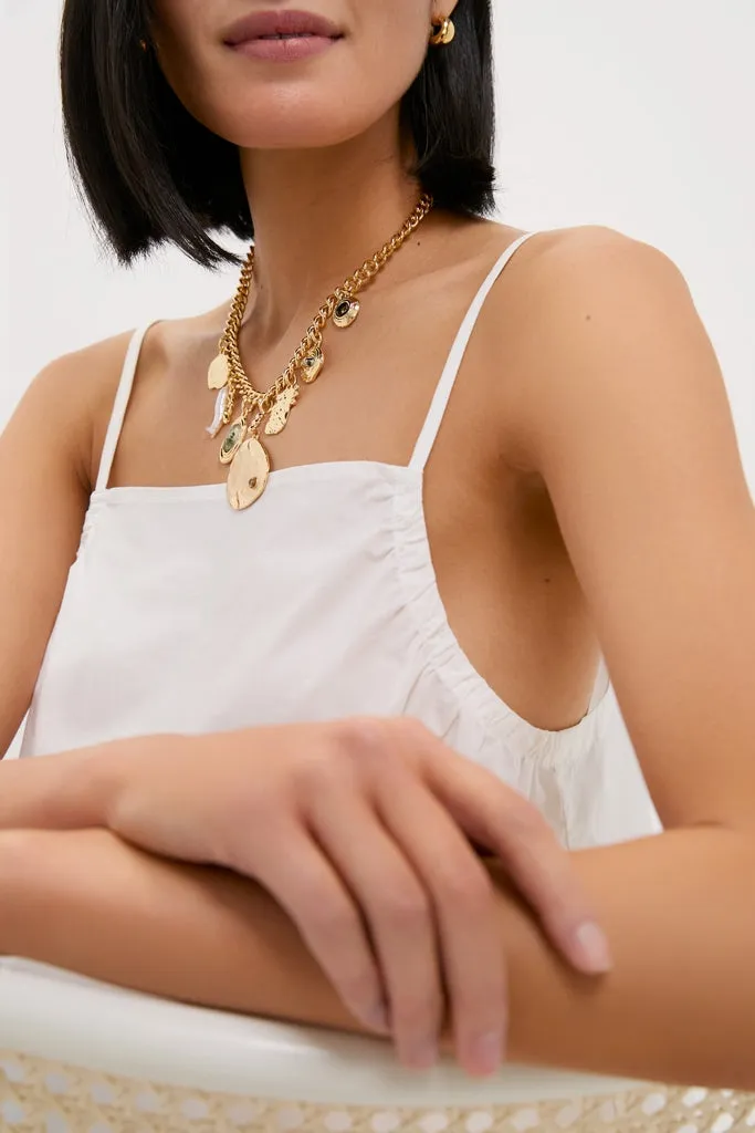 Gold Danna Charm Necklace sold by Tuckernuck product image thumbnail 4