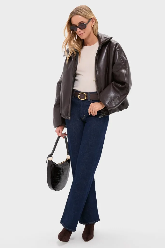 Chocolate and Gold Edmond Mini Belt sold by Tuckernuck product image thumbnail 3