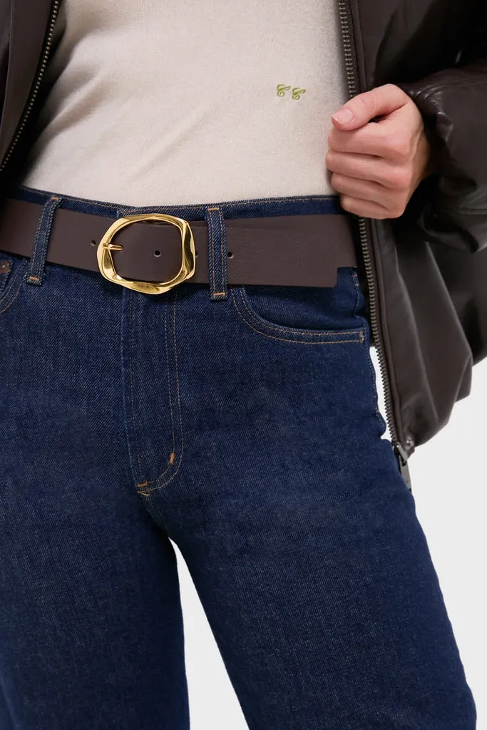 Chocolate and Gold Edmond Mini Belt sold by Tuckernuck product image thumbnail 2