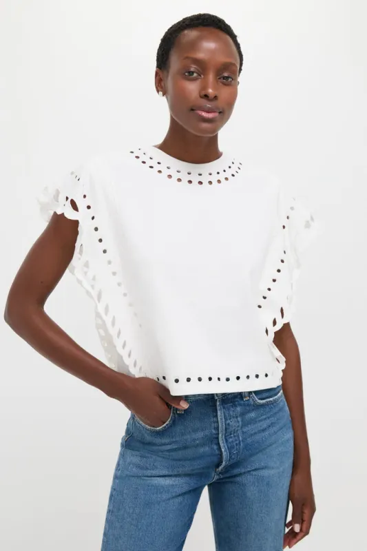 Ecru Odyle Tee sold by Tuckernuck