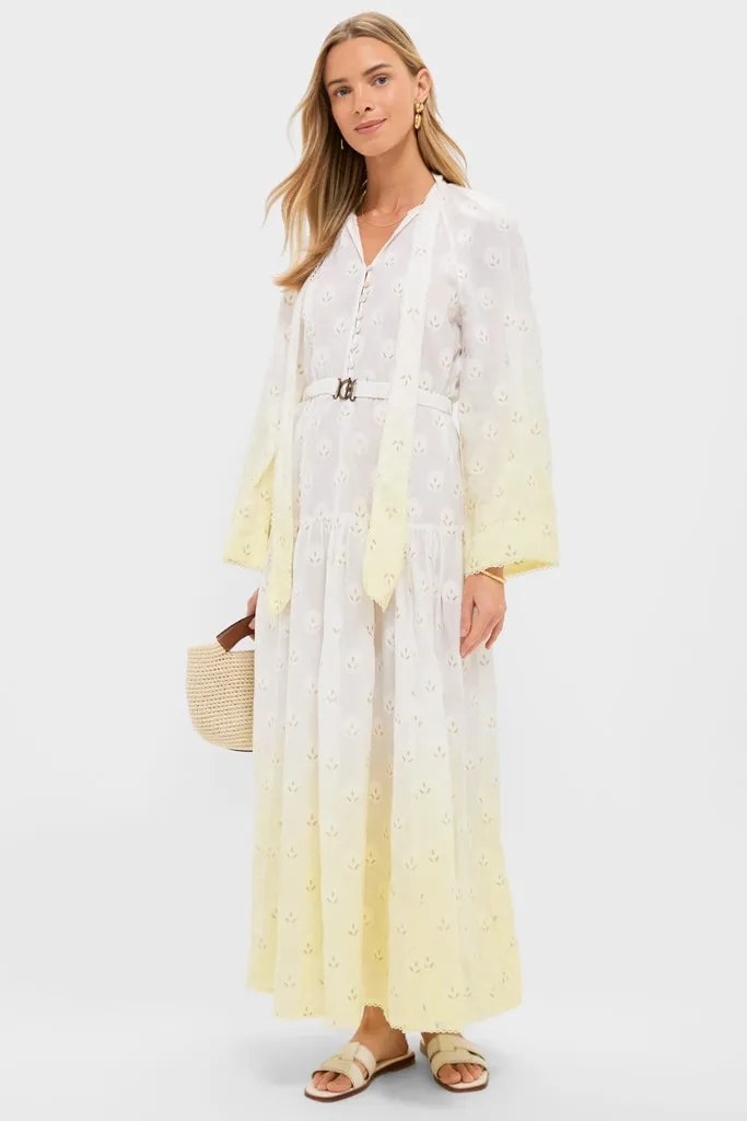 Limoncella Vespara Wide Sleeve Maxi Smock Dress sold by Tuckernuck product image thumbnail 3
