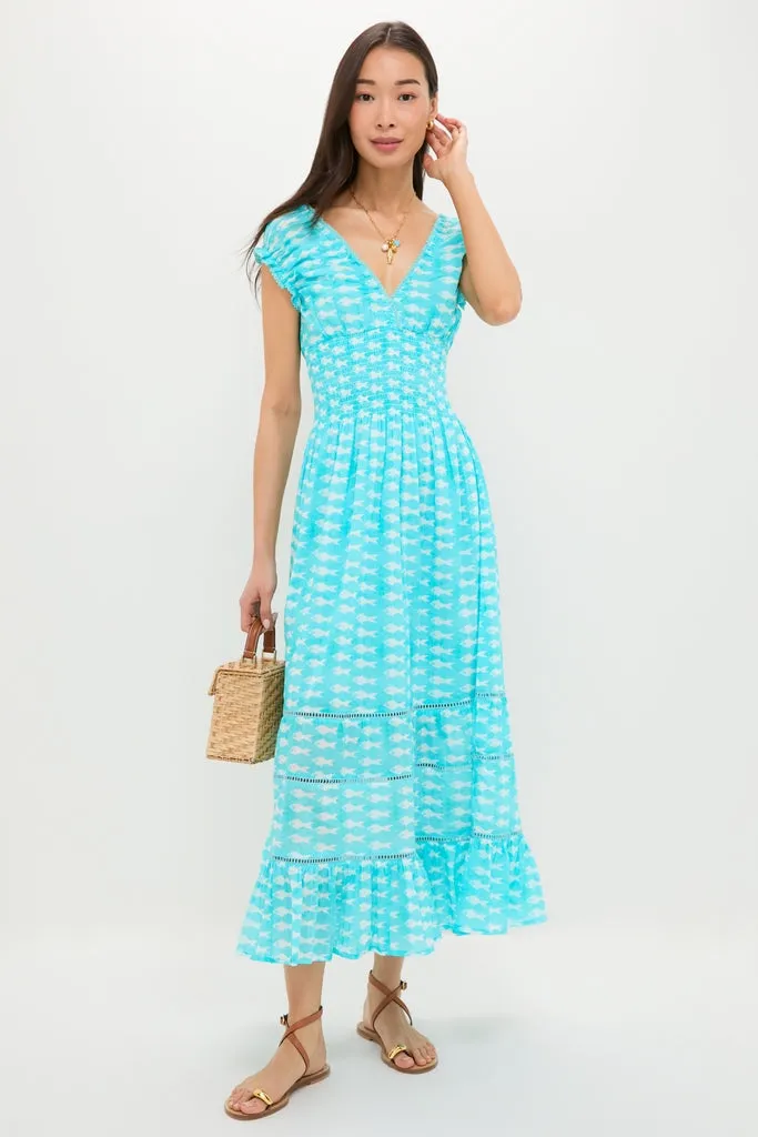 Light Blue Sardina Hilda Maxi Dress sold by Tuckernuck product image thumbnail 3
