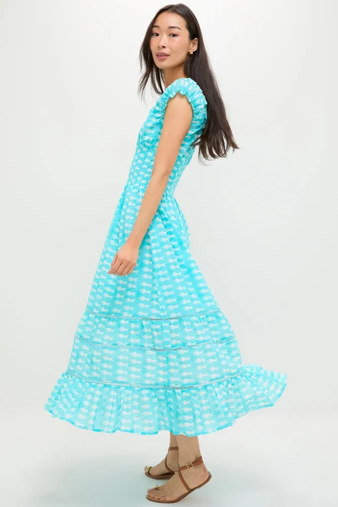 Light Blue Sardina Hilda Maxi Dress sold by Tuckernuck product image thumbnail 4
