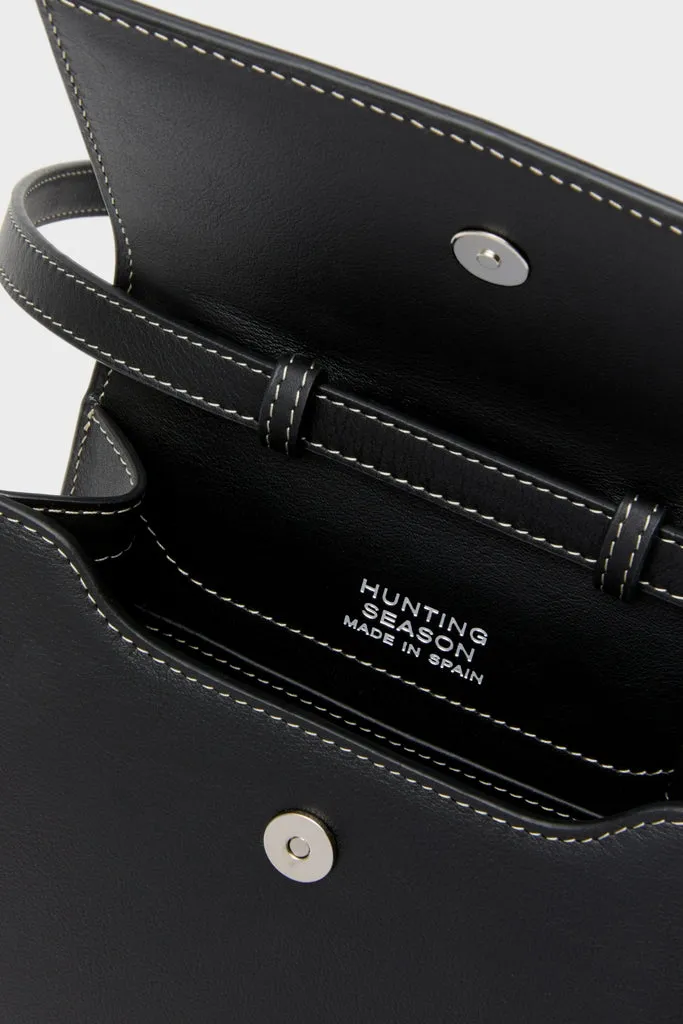 Black Nappa Small Top Handle sold by Tuckernuck product image thumbnail 5