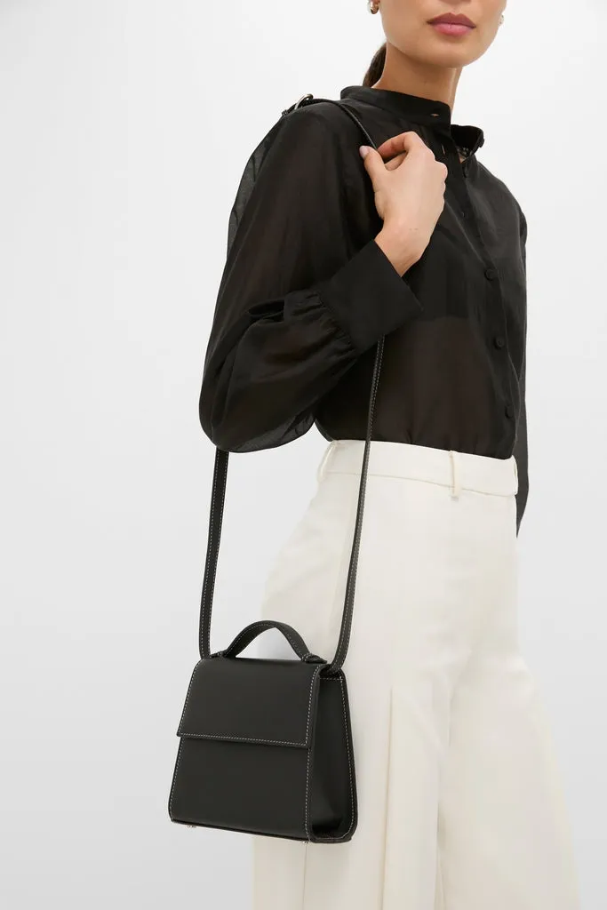 Black Nappa Small Top Handle sold by Tuckernuck product image thumbnail 2