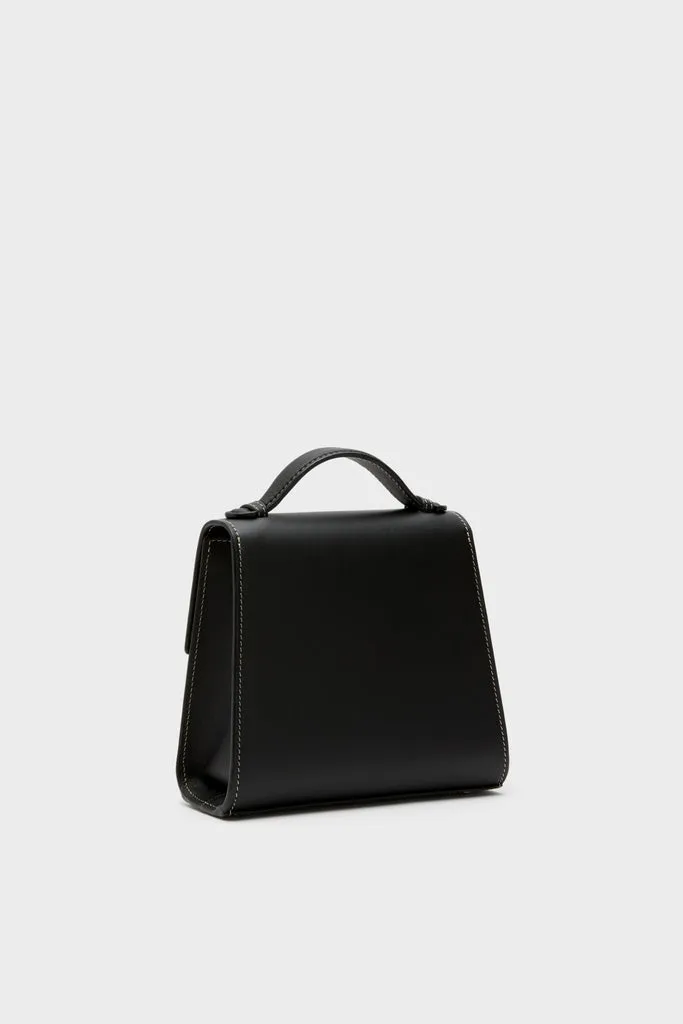 Black Nappa Small Top Handle sold by Tuckernuck product image thumbnail 4