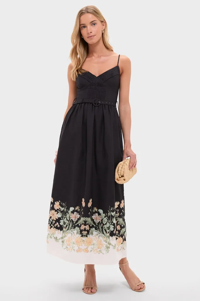 Black Ginger Olive Iris Midi Dress sold by Tuckernuck product image thumbnail 3