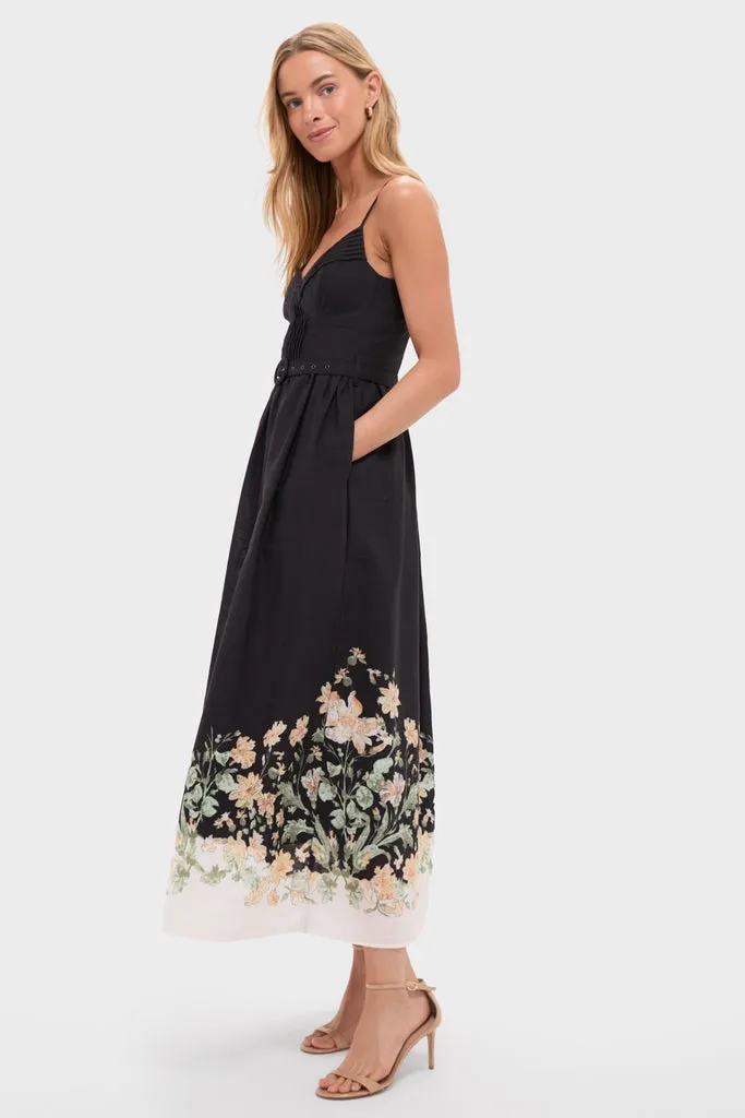 Black Ginger Olive Iris Midi Dress sold by Tuckernuck product image thumbnail 4