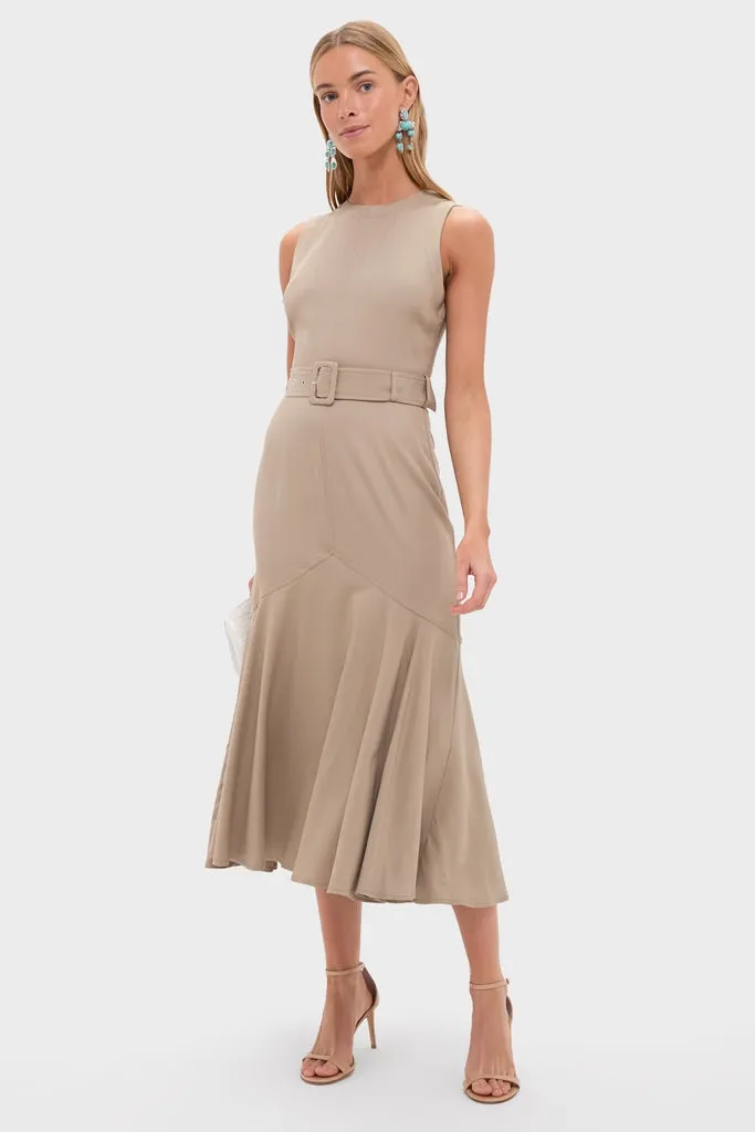 Khaki Autumn Midi Dress sold by Tuckernuck product image thumbnail 2