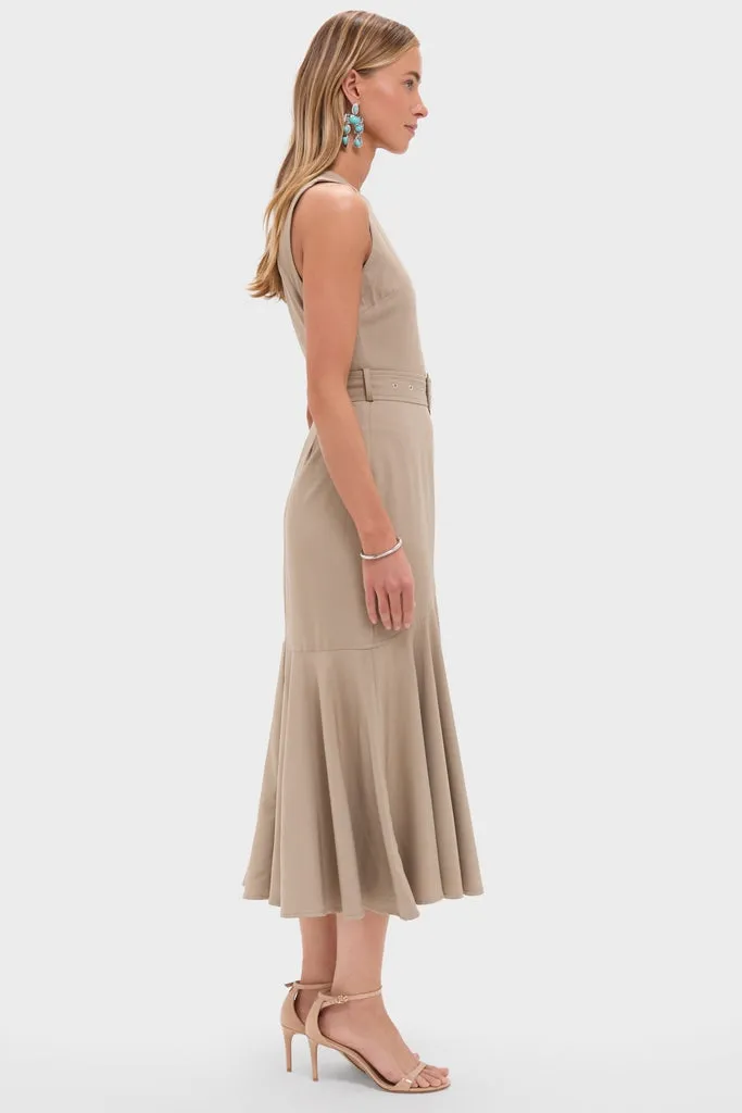 Khaki Autumn Midi Dress sold by Tuckernuck product image thumbnail 3
