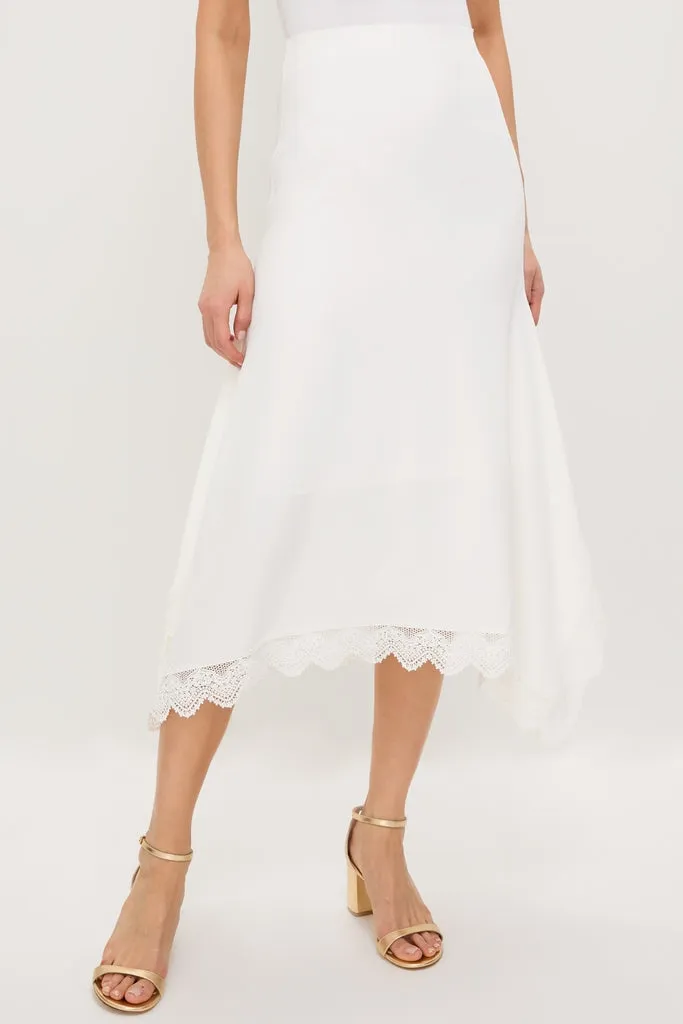 Ivory Pencil Midi Skirt sold by Tuckernuck