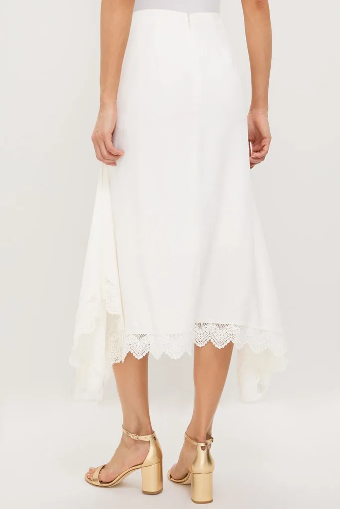 Ivory Pencil Midi Skirt sold by Tuckernuck product image thumbnail 4