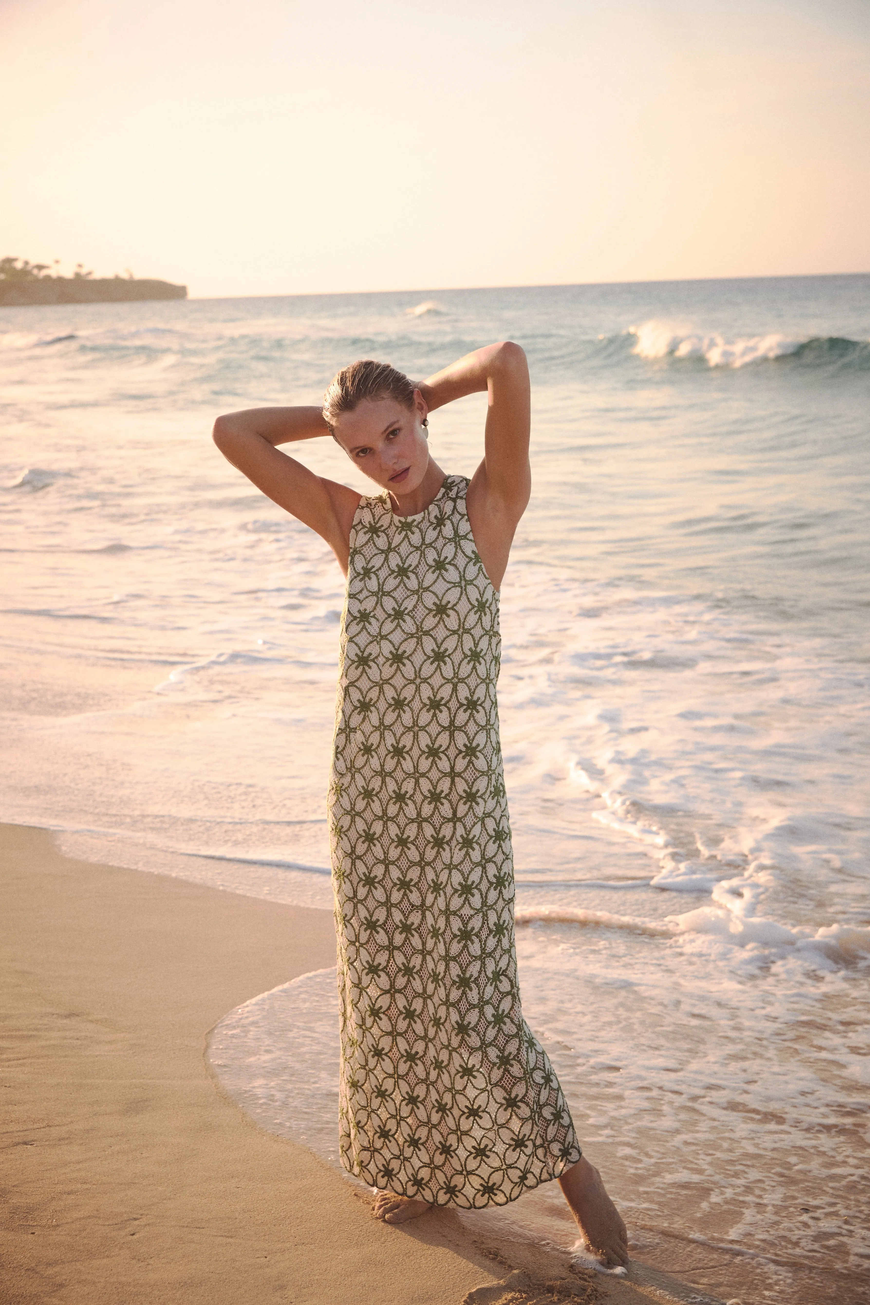 Fern Lace Crochet Leilana Dress sold by Tuckernuck product image thumbnail 2