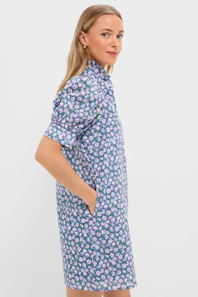 Lilac Ditsy Floral Mini Louisa Dress sold by Tuckernuck product image thumbnail 4