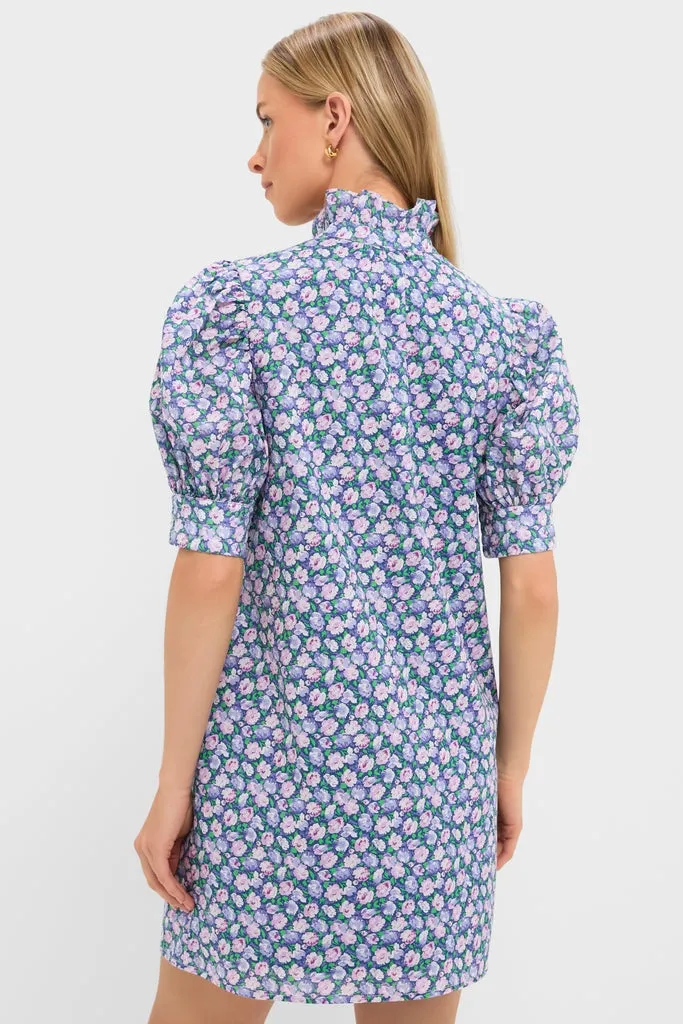 Lilac Ditsy Floral Mini Louisa Dress sold by Tuckernuck product image thumbnail 5