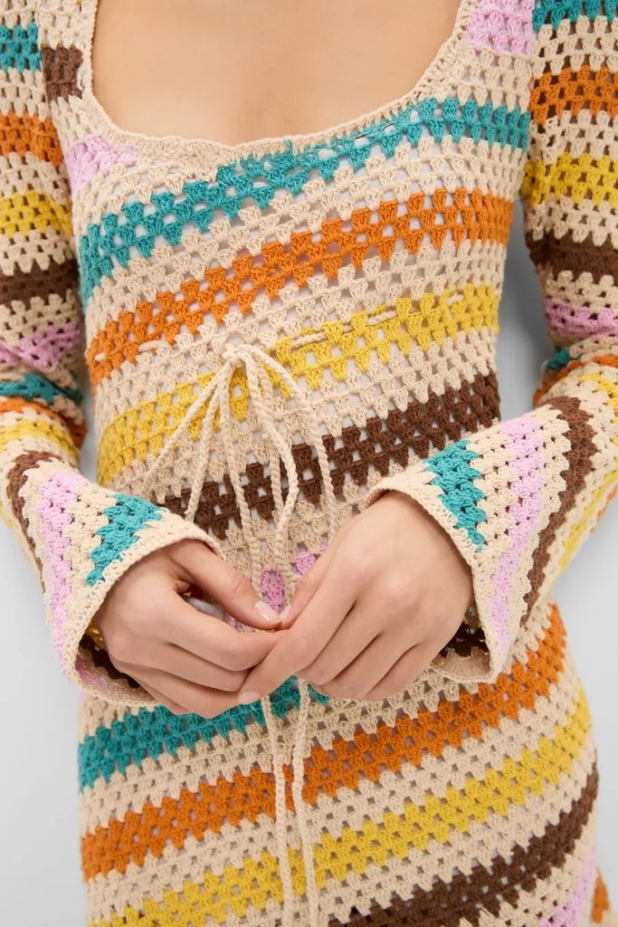 Multi Siera Knit Mini Dress sold by Tuckernuck product image thumbnail 5