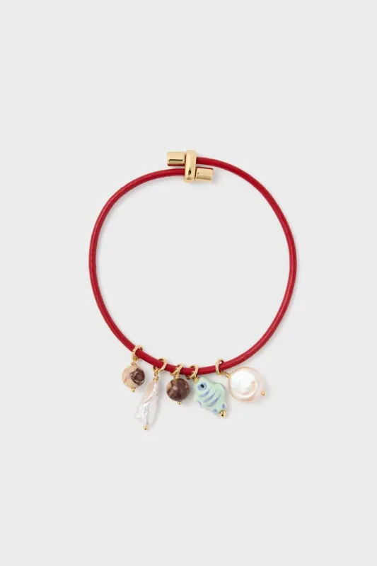 Maroon Vega Bracelet sold by Tuckernuck